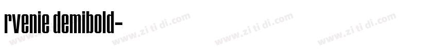 rvenie demibold字体转换
